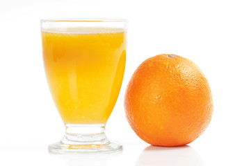 Poster - Verre de jus d'orange pressé