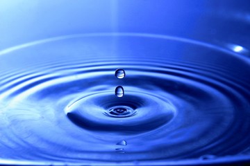  Water Drops - Blue