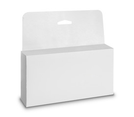 Wall Mural - white Package Box for products