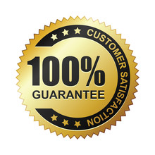 Customer Satisfaction Guaranteed Gold Badge