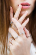 © Karramba Production - Close up shot of female hands with rings