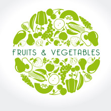 Fruits And Vegetables Label