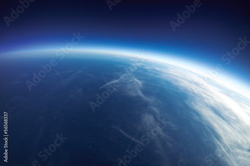 Naklejki kosmos fotografowanie-w-bliskiej-odleglosci-20-km-nad-ziemia-prawdziwe-zdjecie