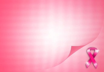 Wall Mural - Breast cancer prevention background