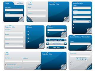 Sticky web form template