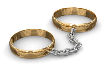 Poster - Connected rings (clipping path included)