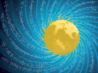 Wall Mural - abstract night sky