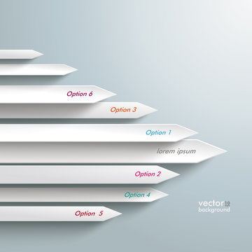 White Arrows Infographic