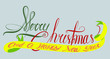 © robertochicano - Merry christmas and a happy new year typography