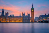 Fototapeta Big Ben - Houses of parliament at night, London