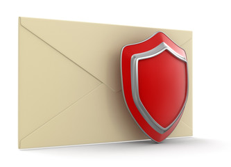 Poster - letter and Shield (clipping path included)