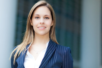 Sticker - Young businesswoman