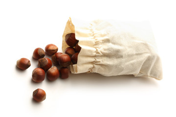 Wall Mural - Fresh hazelnuts