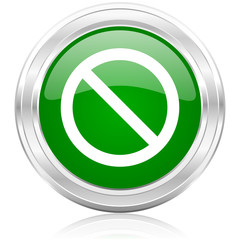 Aufkleber - access denied icon