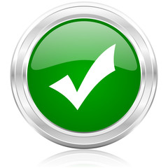 Fototapete - accept icon
