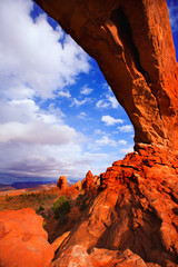 Sticker - Arches National Park in Moab Utah USA