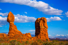 Arches National Park Balanced Rock In Utah USA