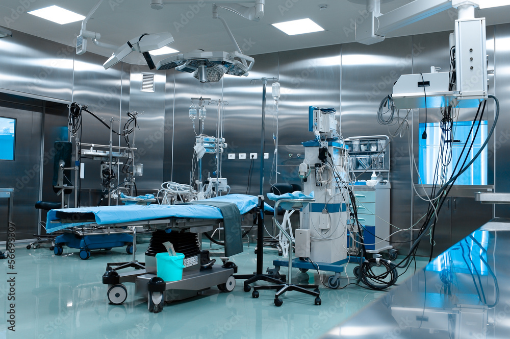 Operating room in cardiac surgery - obrazy, fototapety, plakaty 