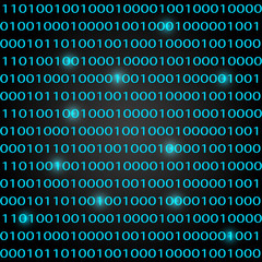 binary code background - concept of information technologies