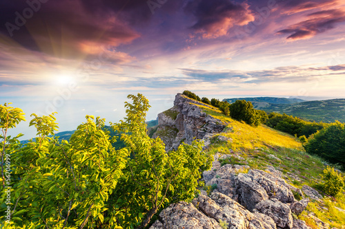 Naklejka na szafę mountain landscape