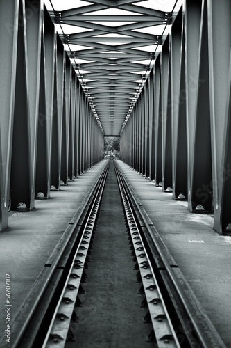 Nowoczesny obraz na płótnie Railroad Bridge