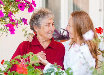 Wall Mural - Elderly care