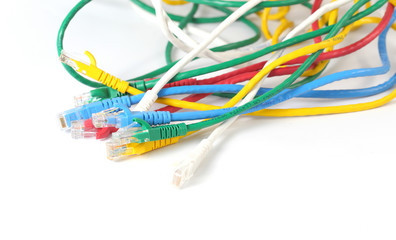 Aufkleber - USB cable isolated on white background