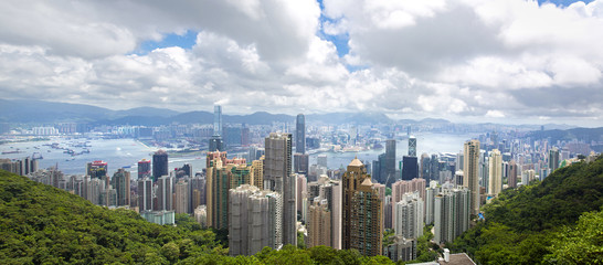 Canvas Print - Hong Kong island