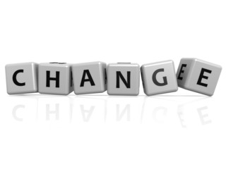 Wall Mural - Change randam buzzword