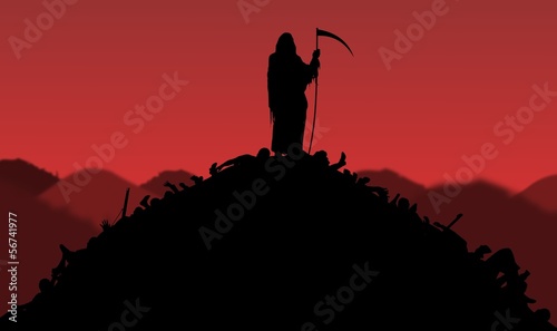 Death pile Canvas-taulu