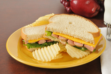 Poster - Vienna sausage sandwich