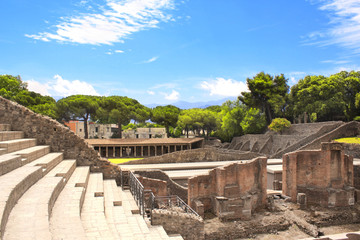 Canvas Print - Ruins of Pompeii