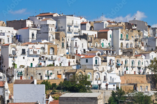 Fotografie, Obraz Panoramic view of Pisticci. Basilicata. Italy.