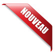 © Web Buttons Inc - Ruban Publicitaire NOUVEAU (tampon bannière nouveauté publicité)