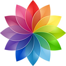 Color Wheel Flower