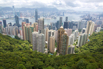 Canvas Print - Hong Kong island