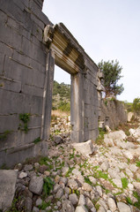 Poster - Ionisches Tempeltor in Olympos bei Kemer - Türkei