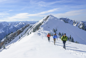 winterwandern in den allgäuer alpen