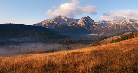 Wall Mural - panoramic landscape. durmitor national park - montenegro 4
