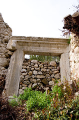 Canvas Print - Ionisches Tempeltor in Olympos bei Kemer - Türkei