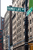 Fototapeta Nowy York - Work and Family Life