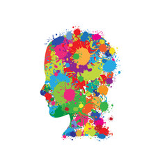 Canvas Print - vector logo painter