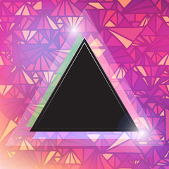 Wall Mural - vector triangle. template.