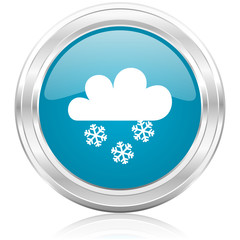 Poster - snowing icon