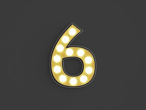 light vintage number six