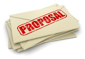 Poster - Proposal letters  (clipping path included)