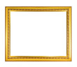 Gold picture frame