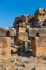 Poster - Old ruins at Pamukkale Turkey