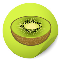 Wall Mural - Kiwi sticker