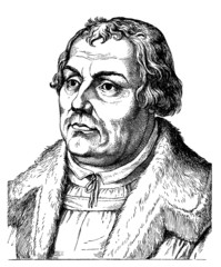 Poster - Martin Luther portrait - 16th century